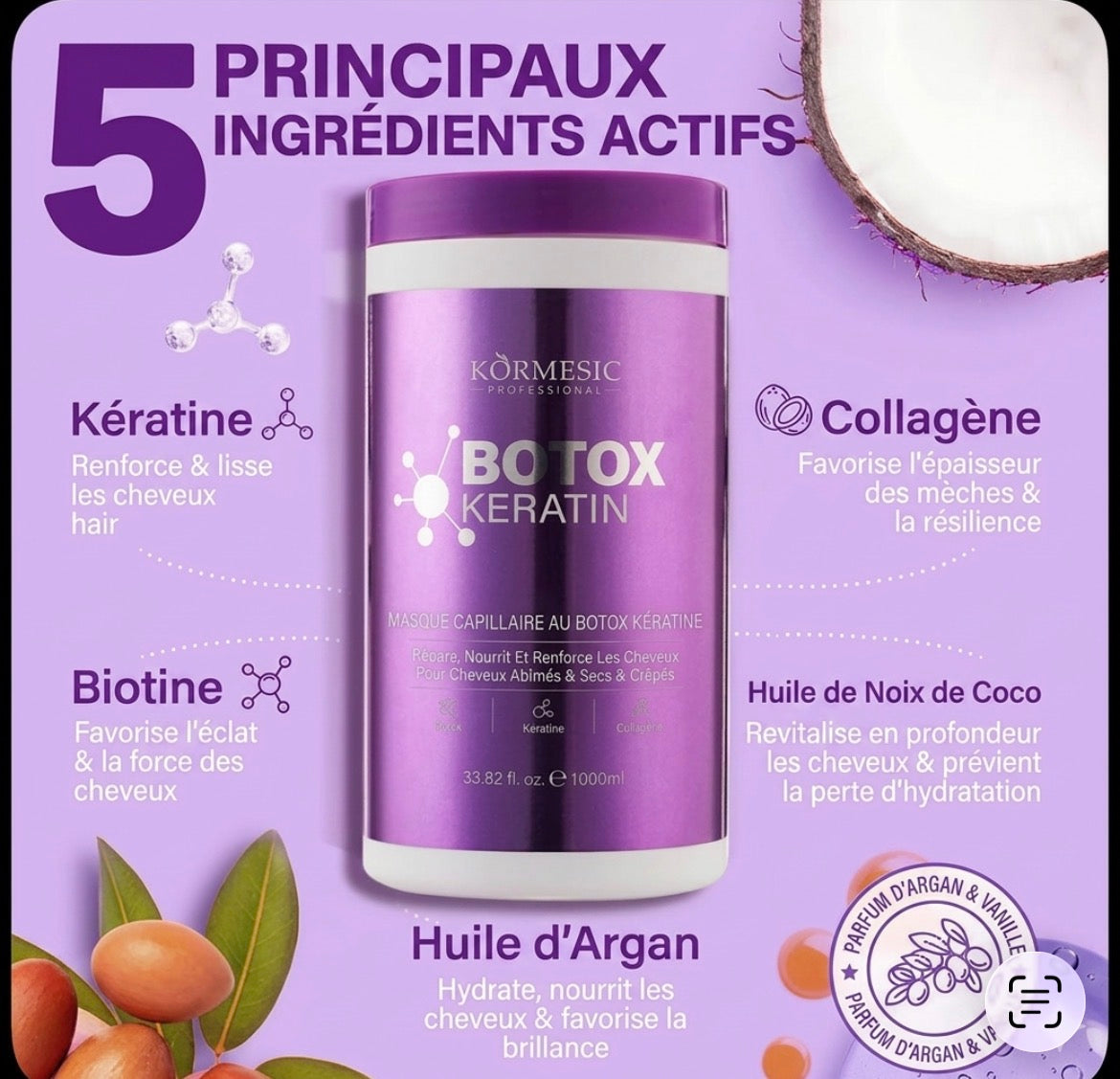 Shampooing à la kératine